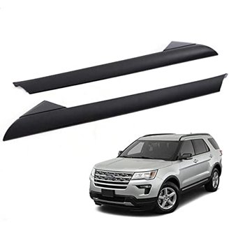Black Headlight Eyelid Trim For 2016-2021 Honda Civic Driver Side - ABS Plastic Molding