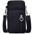 thumbnail image 1 of Bolso diagonal para teléfono móvil para mujer-Negro Ormromra WMZL-89-1, 1 of 4