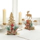 thumbnail image 4 of Candelabro de Navidad, Papá Noel, alce, árbol, candelabro de hierro dorado, adornos de mesa de Año Nuevo, regalo de Navidad, decoración para el hogar ﻿2024, 4 of 5