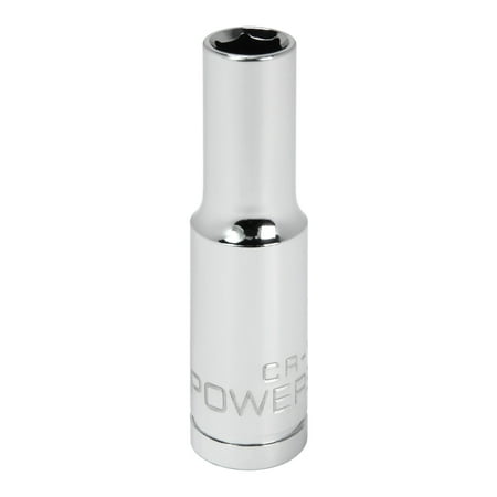 UPC: 0028907053738 | Powerbuilt 3/8 Inch Drive x 9 MM 6 Point Deep Socket – 641209