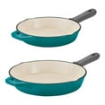 thumbnail image 1 of Tramontina Enameled Cast Iron Skillets, 2-piece, 1 of 4