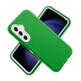 thumbnail image 5 of For Samsung Galaxy S23 FE 5G Heavy Duty Multi Layer Case With Built in Screen And Holster Belt Clip - Green, 5 of 9