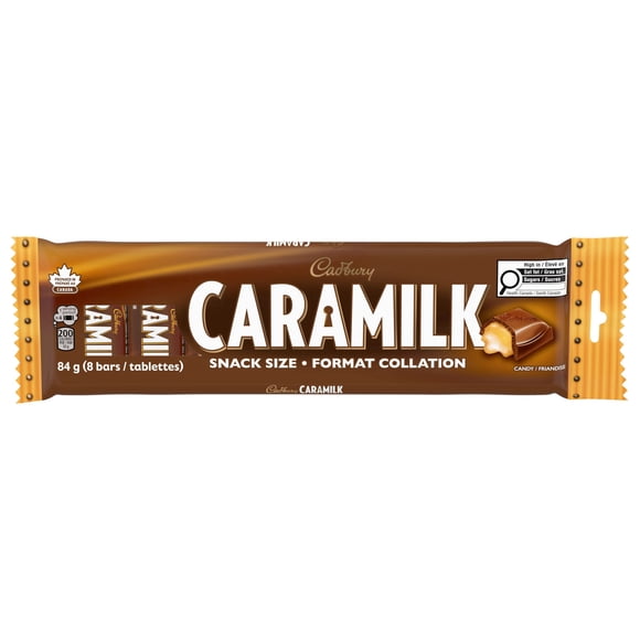 CARAMILK, SNACK SIZE, Chocolatey Candy Bars