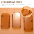 thumbnail image 3 of Mawalde 20 Inch Amber Snap on Lens Cover 6 Inch + 8 Inch for Offroad Led Light Bar ATV SUV, 3 of 8