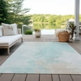 thumbnail image 6 of Addison Rugs Chantille Indoor/Outdoor Transitional Abstract Seafoam Washable Rectangle Rug, 9' x 12', 6 of 6