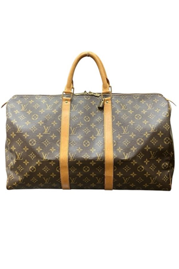 Pre-Owned Louis Vuitton Monogram Keepall 50 M41426 Handbag Boston Bag for Men and Women