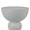thumbnail image 3 of Accent Plant Stand table, 20 Inch Hourglass Design Classic White Resin, 3 of 5