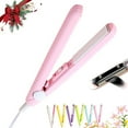 thumbnail image 2 of WIFKLSIIPG Mini Hair Straightener Portable Ceramic Flat Curling Hair Curlers, 2 of 8