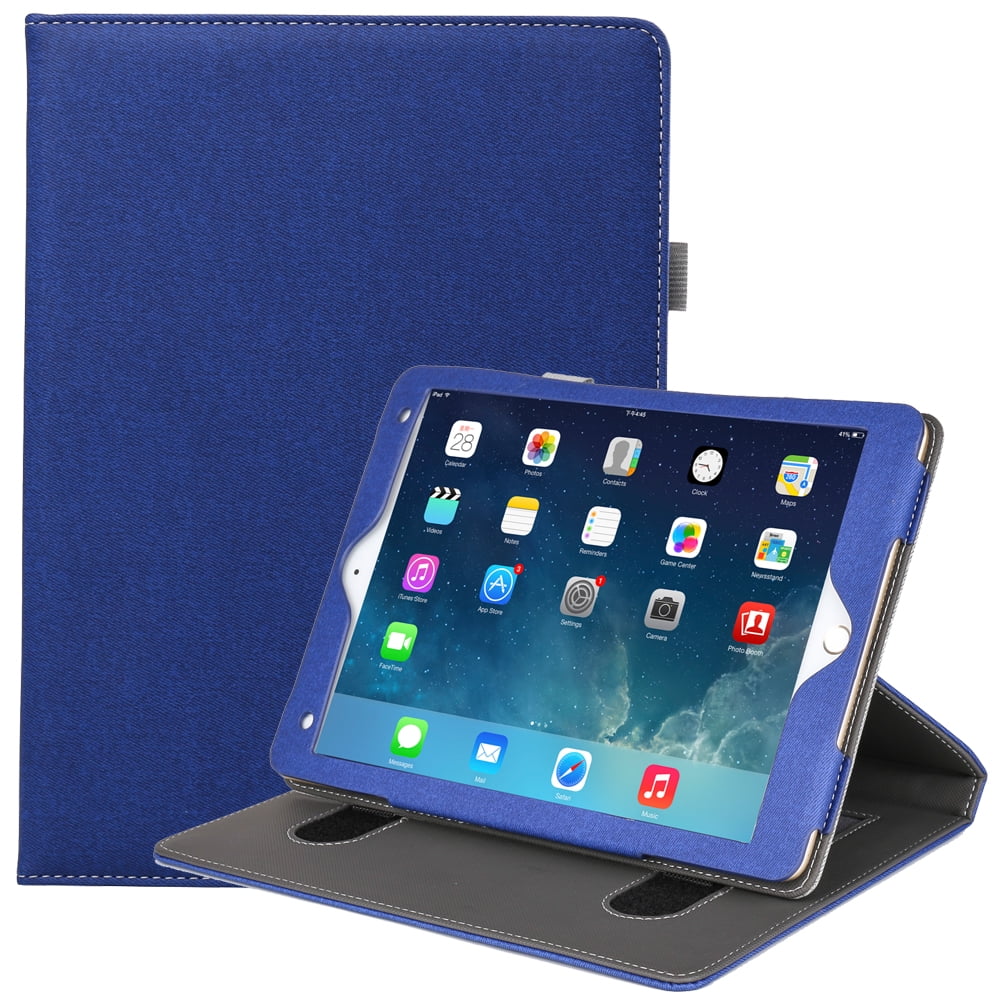 9 7 Inch New Ipad 2018 Air 2 1 Pro 9 7 Inch New Ipad 2018 Air 2 1 Pro Case Allytech Corner Protection Multi Angle Viewing Headrest Stand Cover W Elastic