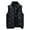 Jackets for Men Black, variant on Big and Tall Puffer Vest for Men M-8XL Plus Size Sleeveless Stand Collar Jackets Casual Thermal Warm Work Outerwear Vests Coats with Pockets