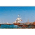 thumbnail image 3 of Félix Ziem 24x17 Black Modern Framed Museum Art Print Titled - Venice, the Basin of San Marco, 3 of 5