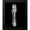 thumbnail image 2 of Longfellow Designs 20x24 Black Modern Framed Museum Art Print Titled - Be Grateful Fork, 2 of 5