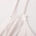 thumbnail image 4 of WEIWEN Womens Spaghetti Strap Tank Top Summer Lattice Lace Trim V Neck Sleeveless Going Out Babydoll Tank Tops for Women Camisole Tops tx02-Pink, M, 4 of 5