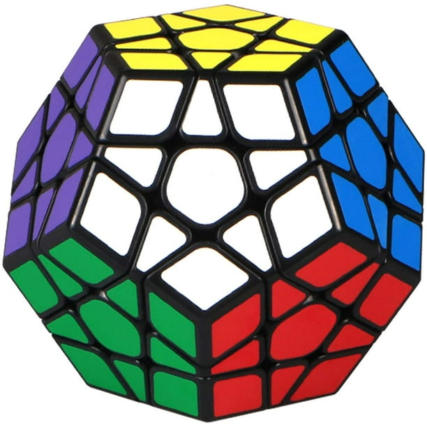 Magic Cube Megaminx Cube 3x3 Megamix Dodecahedron Speed ​​Cube 3x3 Puzzle  Cube Toy Black