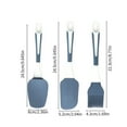thumbnail image 3 of Vacemry Under $5 Baking Tool Set, Three Piece Silicone Utensil Collection, Spatula Scraper Brush Combo, Heat Resistant Kitchen Implement for Cooking, 3 of 6