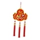 thumbnail image 3 of Farol chino tradicional con borlas para colgar en la pared, de terciopelo, para Año Nuevo estilo D, 3 of 9
