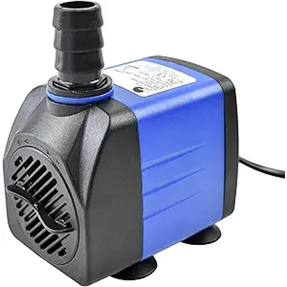 CHANCS 25W Outdoor Water Pump 396GPH AC 110V Mini Submersible Water Pump with 6.0ft High Lift for Fountain Waterfall