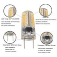 thumbnail image 5 of GRV G8 64-3014 SMD High Power LED 3W T4 Light Silicone Crystal SCR Dimmable Bulb AC 110V 120V  Warm White Pack of 10, 5 of 6