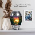 thumbnail image 6 of MUKTIVE Frog Urns for Adults Cremation Ashes - Sunrise Urn for Ashes Adult Female - Decorative Purple Large Urns for Male Adults - 10 Inch Urn for Grandfather, 6 of 7