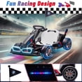 thumbnail image 2 of Licensed BMW Kids Electric Go Kart with Drift Mode, Dual 300W Motors, 36V Battery, Adjustable Seat & LED Lights, Akaber 2-Speed Drift Kart for Ages 6-12, 2 of 9