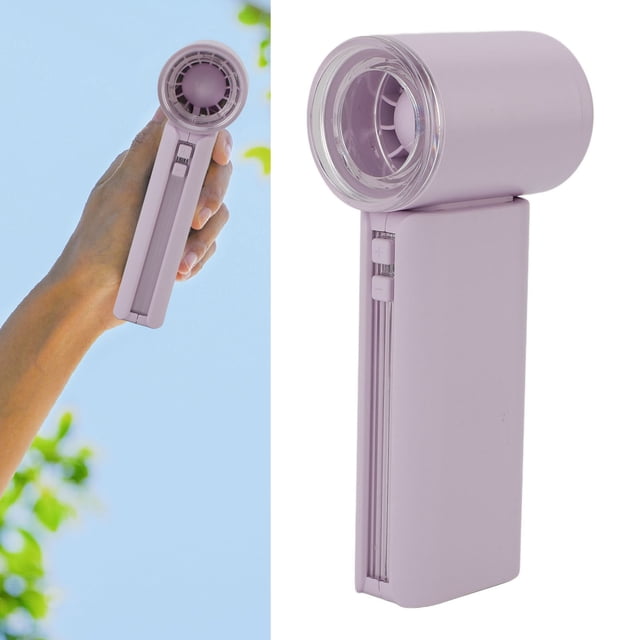Ventilador Turbo Portátil, 5 Velocidades Silencioso Recargable Mini Ventilador De Bolsillo De Alta Velocidad, Diseño Estiloso, Batería Ligera De Larga Duración, Ideal Para
