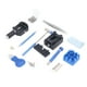 thumbnail image 4 of Kit de reparación de relojes de 187 piezas, juego de herramientas de eliminación de eslabones de correa de reloj de plástico de acero inoxidable para relojero, 4 of 8