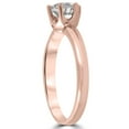 thumbnail image 3 of Pompeii 1ct Round Diamond Solitaire Engagement Ring 14K Rose Gold (G/H,I2-I3), 3 of 3