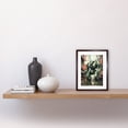 thumbnail image 2 of Mecha Robot in City Street Anime Sci-Fi Artwork Red Green Giant Humanoid Machine Fantasy Science Fiction Artwork Framed Wall Art Print 9X7 Inch, 2 of 5