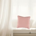 thumbnail image 4 of Btomtd 17.7x17.7 in Thickened Washed Linen Pillow Cover with Tassel Decorative Pillowcase for Sofa Living Room Bedroom Bedside Cushion Cover Pillow Case, Pink-S, 4 of 6