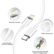 Coreykin 12W USB Wall Charge with Cable-Foldable Portable Travel Plug with USB Charging Cable Compatible for iPhone14/13/13 Mini/13 Pro/12/12Pro/12 Pro Max/12 Mini/11/11 Pro/11 P