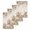 Grey Pink, variant on Easter Rabbits Kitchen Dish Towels for Drying Dishes Set of 4, Spring Flowers Butterfly Bunny Plants Beige Waffle Weave Microfiber Hand Tea Bathroom Towels Quick Dry & Absorbent Towel 15.7x23.6