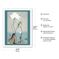 thumbnail image 2 of Kingfisher with Lotus Flower - Vintage Japanese Woodblock Print by Ohara Koson c.1900 - Fine Art Matte Paper Print (Unframed) 24x32in, 2 of 4
