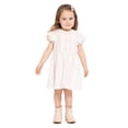 thumbnail image 2 of Wonder Nation Toddler Girls Stripe Dress with Bubble Sleeves, Sizes 12M-5T, 2 of 7