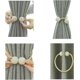 thumbnail image 4 of Magnetic Curtain Tie Backs, Magnetic Curtain Clips Rope Curtain Holder Buckles Small Bead Curtain Buckle Clips Rope Holders for Home Office Hotel Window Decoration (2-PACK, Pink), 4 of 5