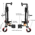 thumbnail image 5 of 1 PCS Black Manual Furniture Move Tool, Heavy Duty Moving Tool Set, Furniture Handling Tool, Max. Overall Load Capacity: 589.67kg/1300lbs, 5 of 9