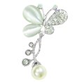 thumbnail image 4 of Broche de perla Hugo Broche de flor, 4 of 8