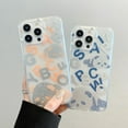 thumbnail image 6 of Creative Letter Sleepy Panda Soft  for iPhone Case (Orange,iPhone 15), 6 of 6
