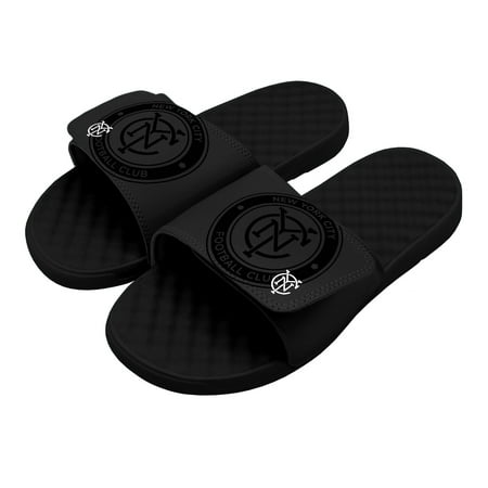 

Men s ISlide Black New York City FC Tonal Pop Slide Sandals
