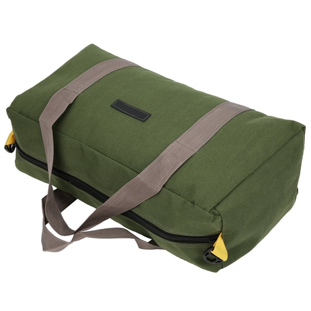 Bolsa De Almacenamiento De Herramientas Multifuncional, Bolsa De Almacenamiento De Electricista De Lona Impermeable De 18 Pulgadas, Resistente Al Desgaste Para Alicates De