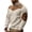 Khaki, variant on Men's Color Block Shoulder Corduroy Sweatshirt - Quarter Zipper Mock Neck Pullover Top with Elbow Patches, Casual Style, Soft Fabric for Daily Comfort,White,S