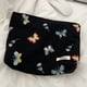 thumbnail image 1 of Caja de maquillaje de mariposa bordada, bolsa de lavado portátil para regalos de vacaciones (negro) Sywqhk Cuidado Belleza, 1 of 7