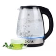 thumbnail image 1 of Cafetera Tetera Vidrio Eléctrica Hervidor Agua Acero Inox 2l, 1 of 4