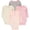 Light Pink, variant on Baby Boy and Baby Girls 0-24 Months 4-Pack Long Sleeve Bodysuits