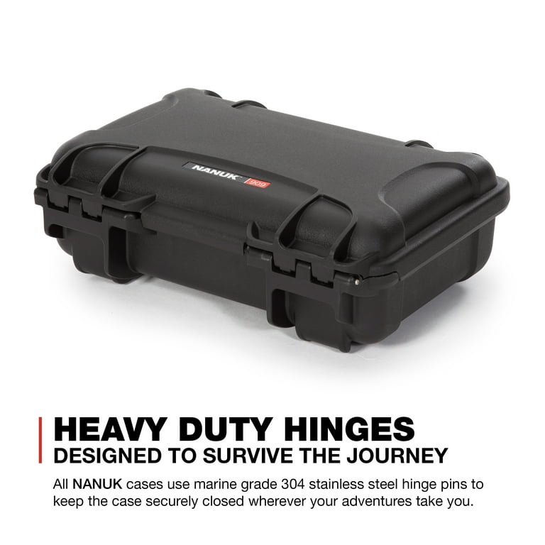 Nanuk 909 Waterproof Professional Pistol/Gun Case, Military