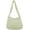 Green, variant on Quilted Shoulder Bag Women Fuzzy Plush Round Handbag Fashion Cozy Hobo Bag