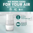 thumbnail image 3 of PureGuardian 1-Gallon Ultrasonic Cool Mist Humidifier with Aroma Tray, 70-Hour Run Time, 320 Sq. Ft. Coverage, Filter Free, Silver Clean Treated Tank, for Home, Bedroom,, 3 of 8