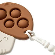Itzy Ritzy Bitzy Pop Unisex Teether - Brown Mushroom