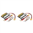 thumbnail image 1 of 2X 4CH Parallel Charging Board XT60 Banana Plug Connector for D2 Q6 SC-608 SC-620 B6 Charger LiPo Battery, 1 of 5