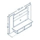 thumbnail image 4 of MOBI Mueble para TV de Madera Flotante Modelo Luján Miel, 4 of 4