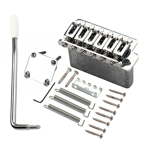 Soidarity Puente de guitarra, equipo Musical eléctrico, sillín de Metal de tamaño compacto para principiantes, accesorios mejorados, tablero de cuerdas Accesorios para instrumentos musicales Soidarity OD025782-00